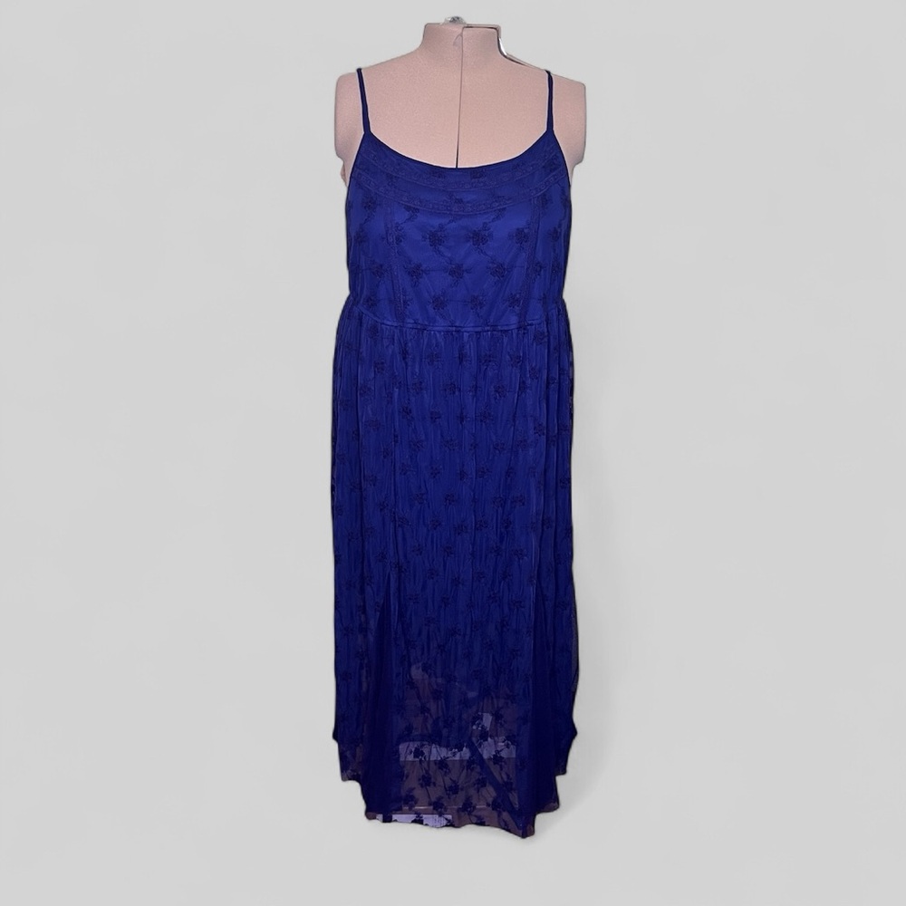 Torrid Navy Lace Maxi Dress